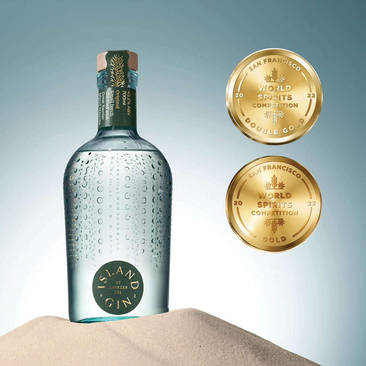 Island Gin WIns Double Gold Awards at World Spirits Competition