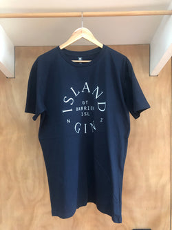 Men's Short sleeve Island Gin LOGO T-shirt